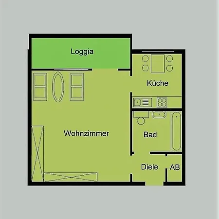 Mit Kuche- Loggia- Wifi Appartement Duisbourg
